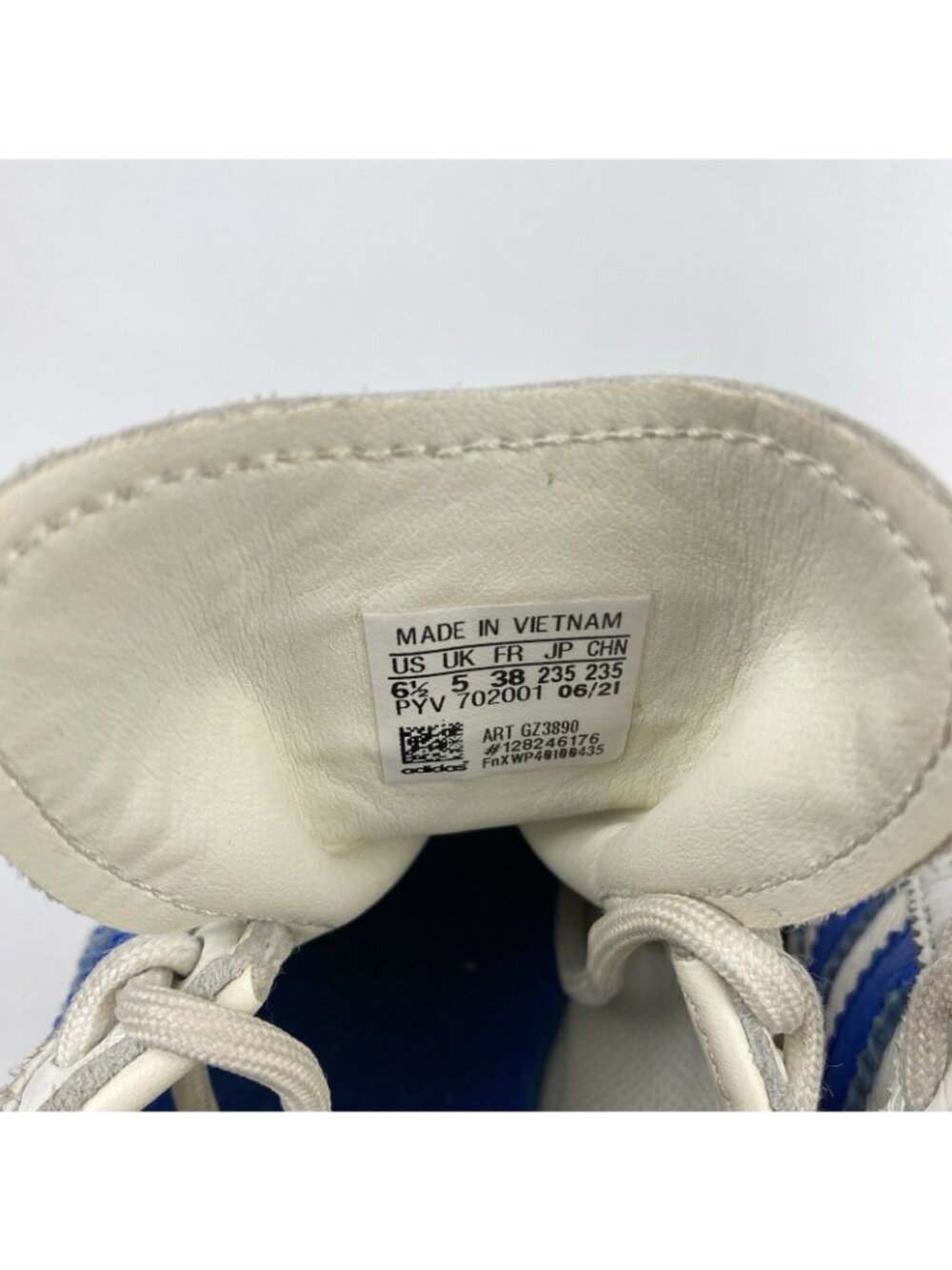 Adidas x Ivy Park Womens 6.5 Beyonce Super Sleek Platform Shoe White Blue GZ3890 - Picture 8 of 9